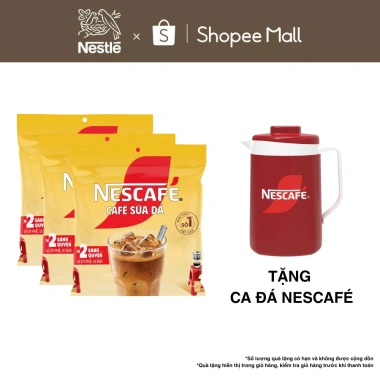 Combo 3 Bịch NESCAFÉ Café Sữa Đá 25 Gói - Hòa Tan Ngon, Giá Ưu Đãi 397.000 VND 2 Combo 3 Bịch NESCAFÉ Café Sữa Đá 25 Gói - Hòa Tan Ngon, Giá Ưu Đãi 397.000 VND 2