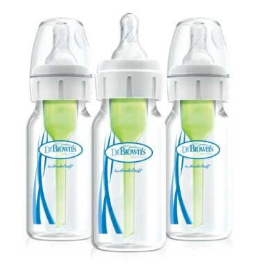 Combo 3 bình sữa Dr.Brown's cổ hẹp 120ml nhựa PP - Giá giảm còn 977.000₫
