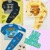 Combo 3 bộ dài tay Hottrend Tung Tung Sahur Tralalero cho bé trai, thun lanh siêu mềm co giãn, độ bền siêu cao, size 8-42kg, giảm giá tới 23%