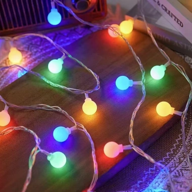 Combo 3 Bộ Đèn Nháy Trang Trí Tết 2.026 - Dây LED Bóng Nhiều Hình Đủ Màu, Đón Xuân Giá 47.5k