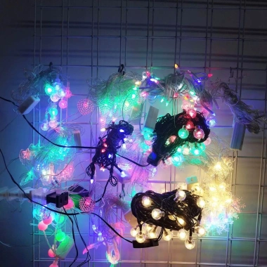 Combo 3 Bộ Đèn Nháy Trang Trí Tết 2.026 - Dây LED Bóng Nhiều Hình Đủ Màu, Đón Xuân Giá 47.5k