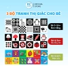 Combo 3 Bộ Tranh Thẻ Gấp TNBOOKS Kích Thích Thị Giác Bé 0-12 Tháng Giá 21.500đ