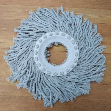 Combo 3 Bông Lau Nhà 360 Độ Thay Thế Mâm Tròn 16cm Sợi Cotton Thấm Hút Giá 25.000đ Giảm Đến 31.750đ