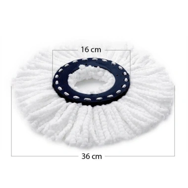 Combo 3 bông lau nhà xoay 360 độ - Phù hợp mọi loại cây lau, chỉ 60.000