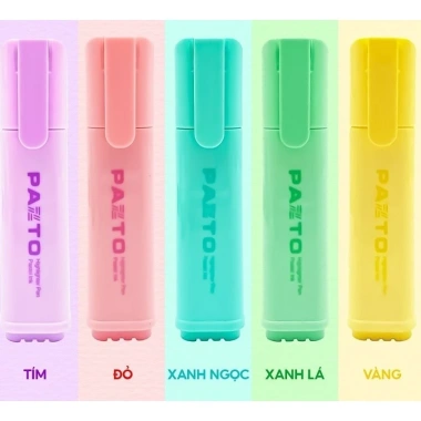 Combo 3 Bút dạ quang Pastel Thiên Long Pazto FO-HL009 - Bút nhớ rửa được 34.800₫