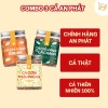 Combo 3 cá AN PHÁT - Cá chỉ vàng rim chanh 100g, rim mè 100g, cá cơm rim đậu phộng 120g ăn liền, giảm giá 145.000 VND
