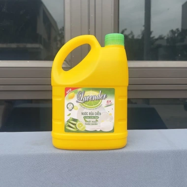 Combo 3 Can Nước Rửa Chén Lavender 1.500ml Làm sạch nhanh, không màu không mùi, 99.000₫