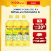 Combo 3 chai Dầu Ăn Tường An CookingOil 2L – Dầu nguyên chất, tiết kiệm, giảm giá chỉ 319.000₫