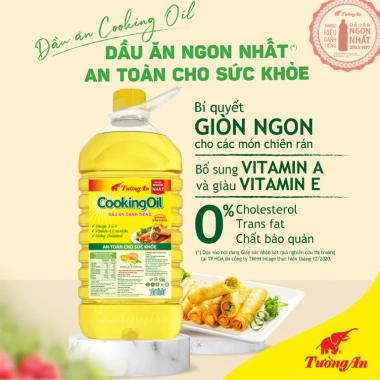 Combo 3 chai Dầu Ăn Tường An CookingOil 2L – Dầu nguyên chất, tiết kiệm, giảm giá chỉ 319.000₫