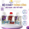 Combo 3 chai dung dịch thông tắc cống bồn cầu FAMILY 800g - Xử lý tắc nghẹt, làm sạch ống, giá chỉ 50.000đ
