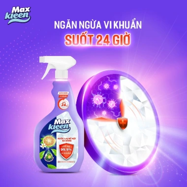 Combo 3 Chai Nước Lau Bề Mặt Đa Năng MaxKleen 520ml - Giá chỉ 81.000₫, siêu sạch, tiết kiệm