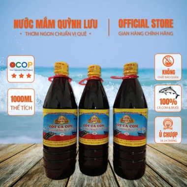 Combo 3 Chai Nước Mắm Cốt Cá 559 Quỳnh Lưu 3L – Đều Ngon, Nguyên Chất, ủ chượp 2 năm, 27.000đ