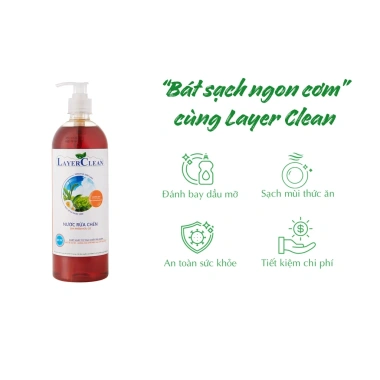 Combo 3 chai Nước rửa chén bát hữu cơ Layer Clean 800ml hương Quế - Tiết kiệm 20k