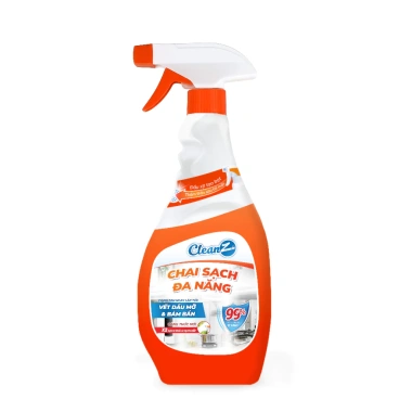 Combo 3 Chai Sạch Đa Năng Cleanz 450ml - Xóa Dầu Mỡ, Vết Ố Vàng, Thơm Chanh 9