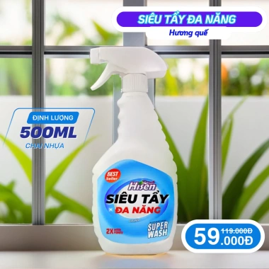 Combo 3 chai Siêu tẩy đa năng Hương Quế 2 chế độ xịt 3x500ml Giá 99.500, sạch bẩn cứng đầu 4 Combo 3 chai Siêu tẩy đa năng Hương Quế 2 chế độ xịt 3x500ml Giá 99.500, sạch bẩn cứng đầu 4