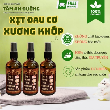 Combo 3 chai tinh dầu thảo mộc xoa bóp giảm đau xương khớp - Siêu tiết kiệm 350k