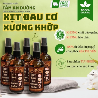 Combo 3 chai tinh dầu thảo mộc xoa bóp giảm đau xương khớp - Siêu tiết kiệm 350k