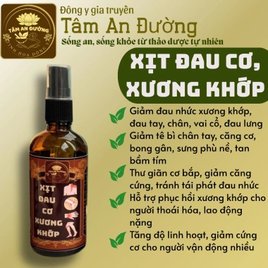 Combo 3 chai tinh dầu thảo mộc xoa bóp giảm đau xương khớp - Siêu tiết kiệm 350k