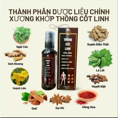 Combo 3 chai Xịt giảm đau cơ xương khớp thảo dược tự nhiên - phục hồi vận động, giảm đau nhanh, dầu xoa bóp