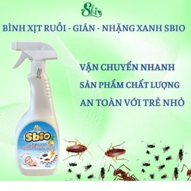 Combo 3 chai xịt ruồi, nhặng, gián sinh học Sbi 530ml - Bảo vệ gia đình, trẻ nhỏ, giá 88.000đ 3