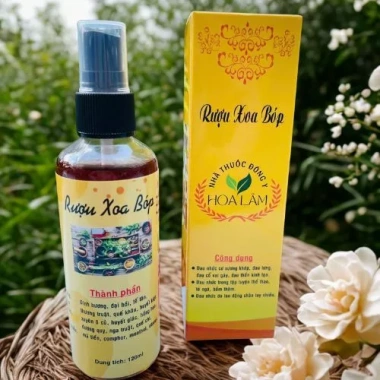Combo 3 chai Xoa Bóp Thảo Dược Hoa Lâm 120ml Giảm Đau Cơ Xương Khớp Giá 189.000 VND