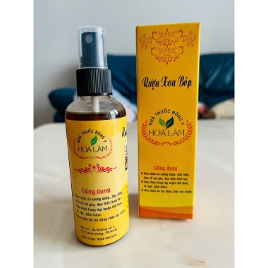 Combo 3 chai Xoa Bóp Thảo Dược Hoa Lâm 120ml Giảm Đau Cơ Xương Khớp Giá 189.000 VND