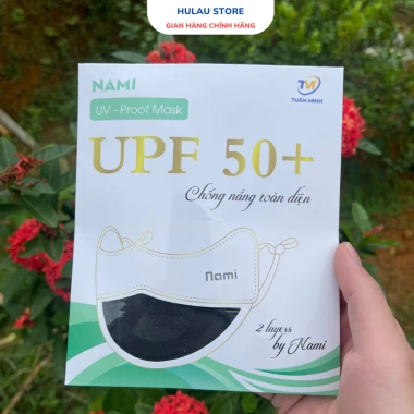 Combo 3 chiếc khẩu trang vải lụa Nami UV-Proof 2 lớp, chống tia UV 50+, mềm mịn, bảo vệ nắng toàn diện chỉ 35.000₫ 2 Combo 3 chiếc khẩu trang vải lụa Nami UV-Proof 2 lớp, chống tia UV 50+, mềm mịn, bảo vệ nắng toàn diện chỉ 35.000₫ 2