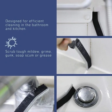Combo 3 chổi cọ khe hở chậu rửa, vòi, góc tường - thiết kế mỏng dẹt, giá 15.000