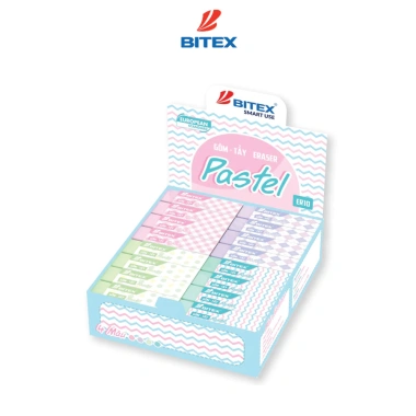 Combo 3 cục Gôm Bitex Pastel ER10 - Màu ngẫu nhiên, giá chỉ 19.800₫, viết mịn, bám tốt 3