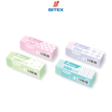 Combo 3 cục Gôm Bitex Pastel ER10 - Màu ngẫu nhiên, giá chỉ 19.800₫, viết mịn, bám tốt 4