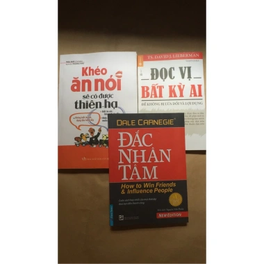Combo 3 cuốn Đắc Nhân Tâm, Đọc Vị Bất Kì Ai, Khéo Ăn Nói – Bứt phá giao tiếp
