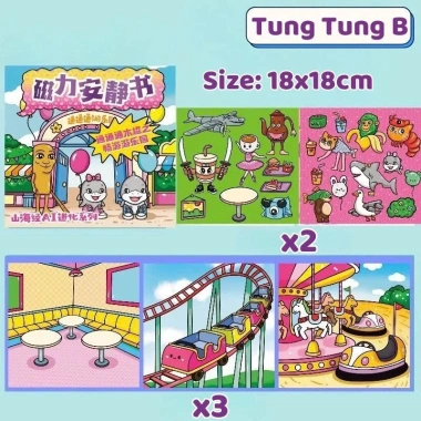 Combo 3 cuốn Đồ Chơi Tranh Dán Nam Châm Tung Tung Sahur Cỡ Lớn và Sticker Sách Dán Nhân Vật Giá 29.000 VND 4 Combo 3 cuốn Đồ Chơi Tranh Dán Nam Châm Tung Tung Sahur Cỡ Lớn và Sticker Sách Dán Nhân Vật Giá 29.000 VND 4