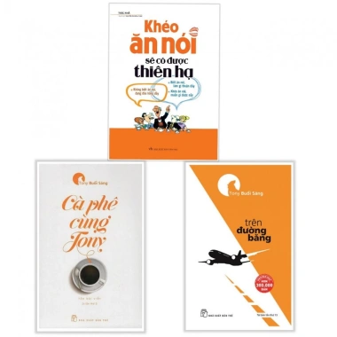 Combo 3 Cuốn Sách Khéo Ăn Nói Sẽ Có Được Thiên Hạ, Cà Phê Cùng Tony và Tony Buổi Sáng - Trên Đường Băng 319.600 VND