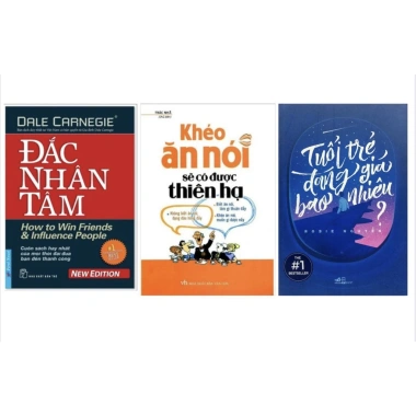 Combo 3 cuốn sách Khéo Ăn Nói Sẽ Có Được Thiên Hạ, Đắc Nhân Tâm, Tuổi Trẻ Đáng Giá - ưu đãi 275.400đ