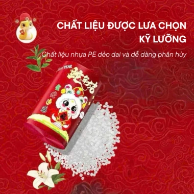 Combo 3 cuộn túi đựng rác NAMIKO có dây rút bền chắc dễ phân hủy chỉ 9.000đ