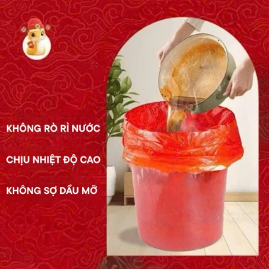 Combo 3 cuộn túi đựng rác NAMIKO có dây rút bền chắc dễ phân hủy chỉ 9.000đ