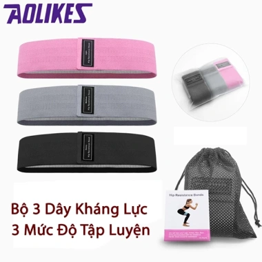 Combo 3 Dây Kháng Lực AOLIKES RB-3.604 - Giá 165k, Độ Bền Cao, Tập Thể Hình