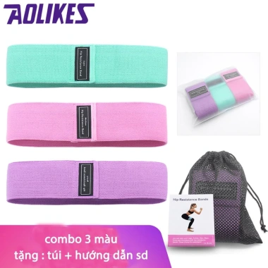 Combo 3 Dây Kháng Lực AOLIKES RB-3.604 - Giá 165k, Độ Bền Cao, Tập Thể Hình