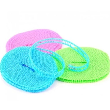 Combo 3 dây phơi đồ không sợ bay Lỗ treo không cần móc cuộn đa năng chắc chắn