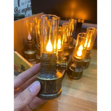 Combo 3 Đèn Dầu Thờ Phong Thuỷ Pin Không Khói An Toàn - Tiện Lợi, Giá 70.000₫