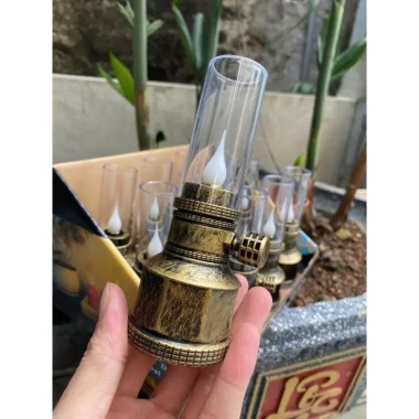 Combo 3 Đèn Dầu Thờ Phong Thuỷ Pin Không Khói An Toàn - Tiện Lợi, Giá 70.000₫