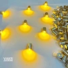 Combo 3 Đèn LED chiếu thẳng mini dùng pin vàng không chớp - Tiệc sinh nhật 19.000 VND