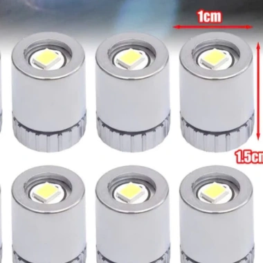 Combo 3 Đèn LED chiếu thẳng mini dùng pin vàng không chớp - Tiệc sinh nhật 19.000 VND