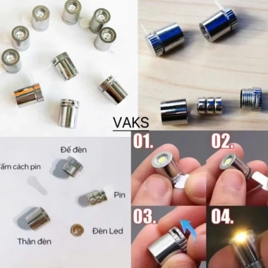 Combo 3 Đèn LED chiếu thẳng mini dùng pin vàng không chớp - Tiệc sinh nhật 19.000 VND 3 Combo 3 Đèn LED chiếu thẳng mini dùng pin vàng không chớp - Tiệc sinh nhật 19.000 VND 3