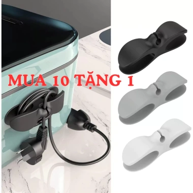 Combo 3 Dụng Cụ Quấn Dây Cáp Gọn Gàng - Dây Tự Dính, Tiết Kiệm, Giá 7.742 VND