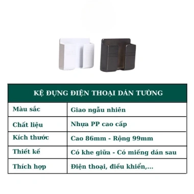 Combo 3 Giá Dán Tường TKVA 504 - Dán Điện Thoại, Remote, Ổ Cắm, Kệ Đa Năng - 7.399₫ 3 Combo 3 Giá Dán Tường TKVA 504 - Dán Điện Thoại, Remote, Ổ Cắm, Kệ Đa Năng - 7.399₫ 3