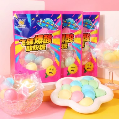 Combo 3 gói 36 viên Kẹo Vũ Trụ UFO vị chua ngọt thanh mát - Giảm còn 70.000 VND
