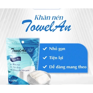 Combo 3 Gói 60 Cái Khăn Giấy Nén Hình Viên Kẹo - Khăn Du Lịch Hàn Quốc Dùng 1 Lần, Túi Zip