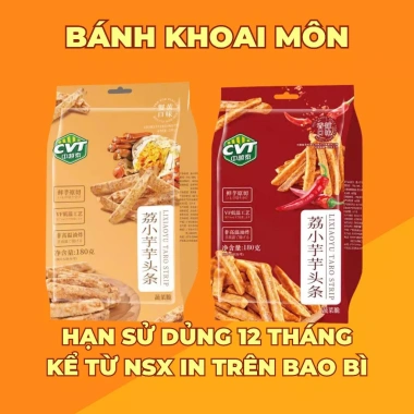 Combo 3 gói Bánh Khoai Môn Trứng Cua Muối 180g - Giá 210.000đ, ngon, ăn vặt