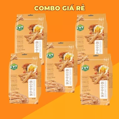 Combo 3 gói Bánh Khoai Môn Trứng Cua Muối 180g - Giá 210.000đ, ngon, ăn vặt 6 Combo 3 gói Bánh Khoai Môn Trứng Cua Muối 180g - Giá 210.000đ, ngon, ăn vặt 6